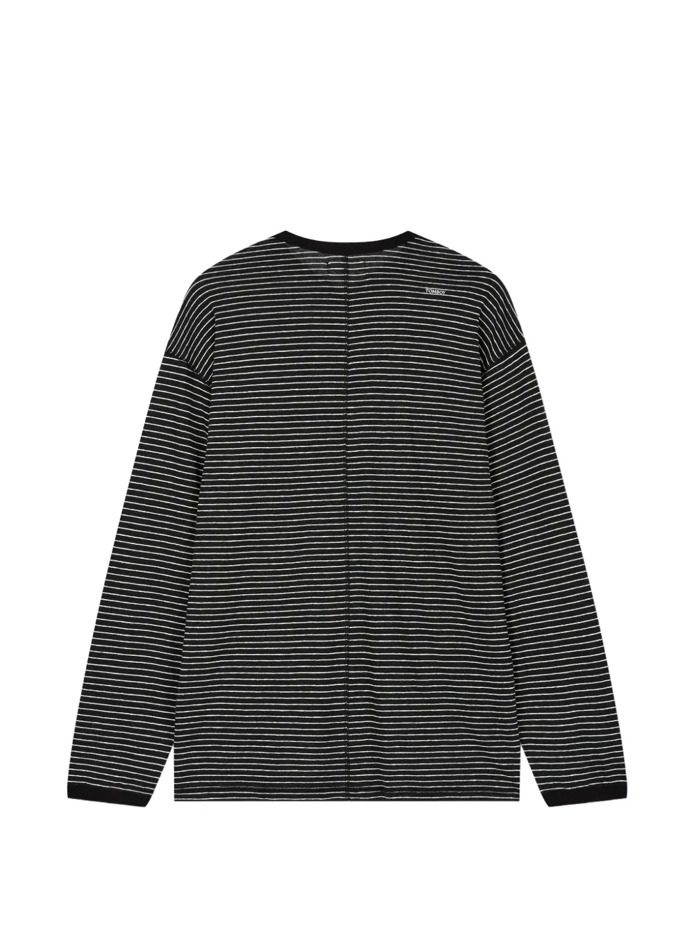 TOMBOY Gestreept T-shirt Zwart