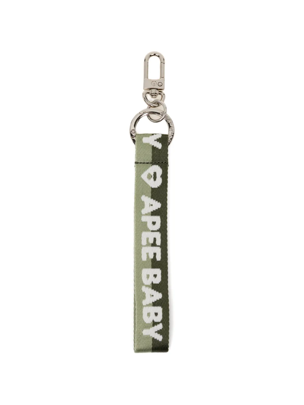 APEE™ by *A BATHING APE® logo-embroidered strap keyring · One Size