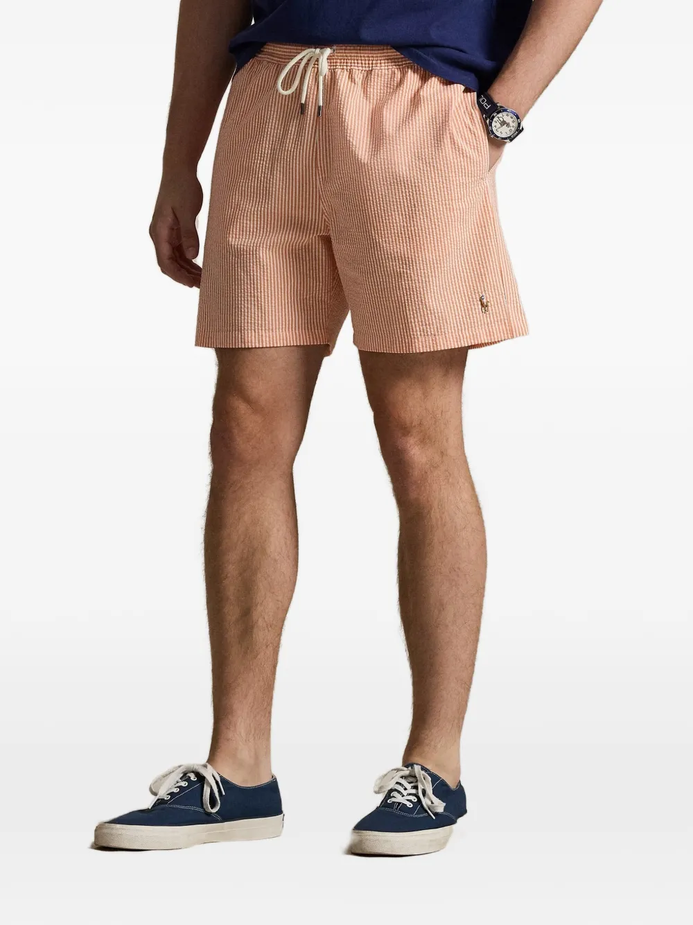 Polo Ralph Lauren Traveler gesmockte shorts Oranje