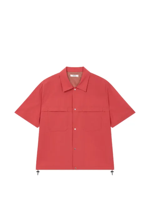 TOMBOY short-sleeve drawstring-hem shirt