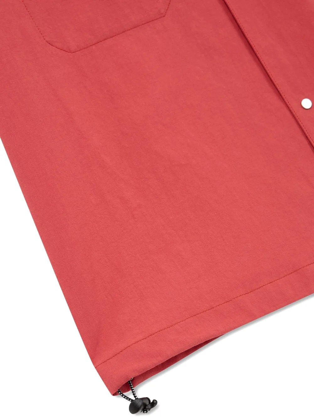 TOMBOY Overhemd met trekkoord en korte mouwen Rood
