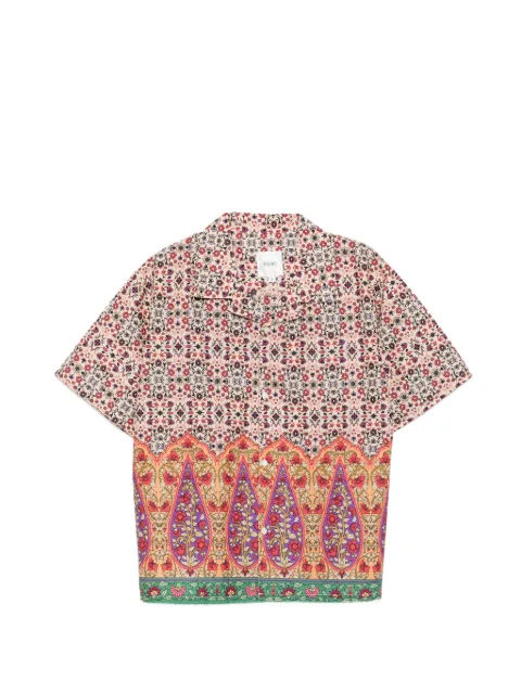 FOUND camisa manga corta con estampado de cachemira