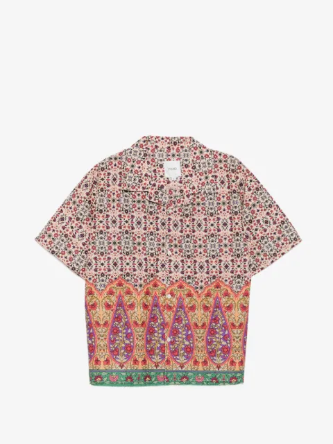 FOUND camisa manga corta con estampado de cachemira