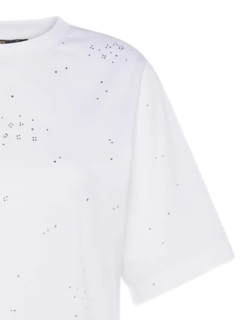 Seventy T-shirt verfraaid met stras Wit