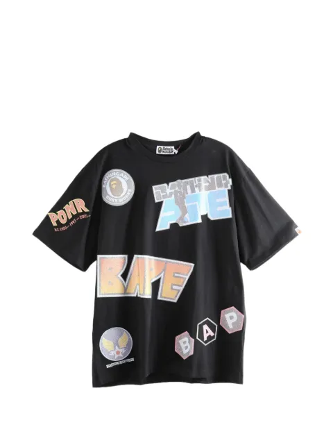 A BATHING APE® multi-print cotton T-shirt