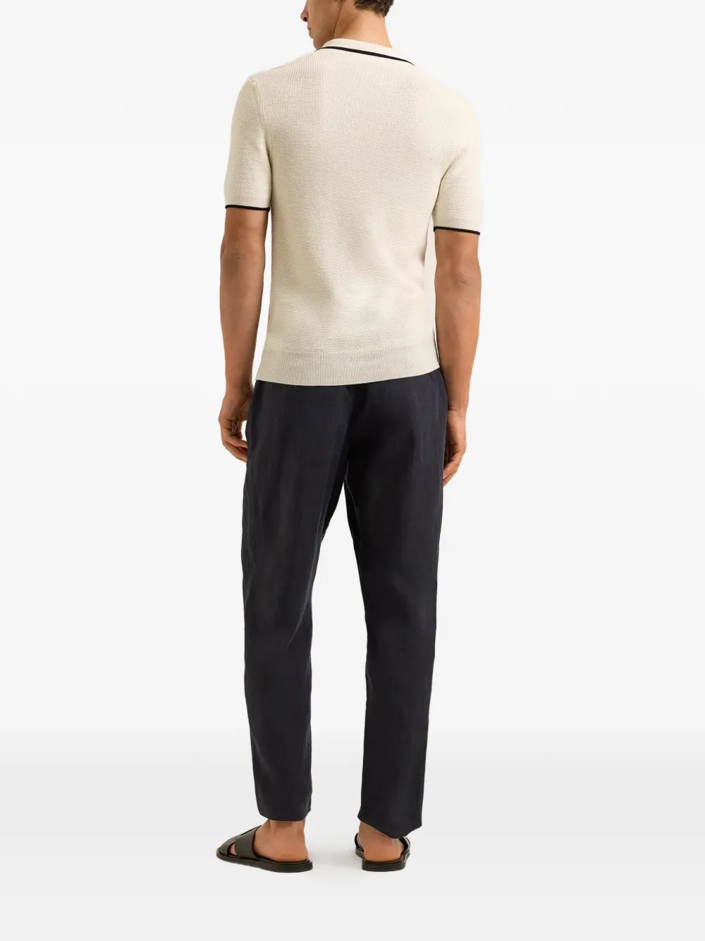 Orlebar Brown T-shirt met polokraag Beige
