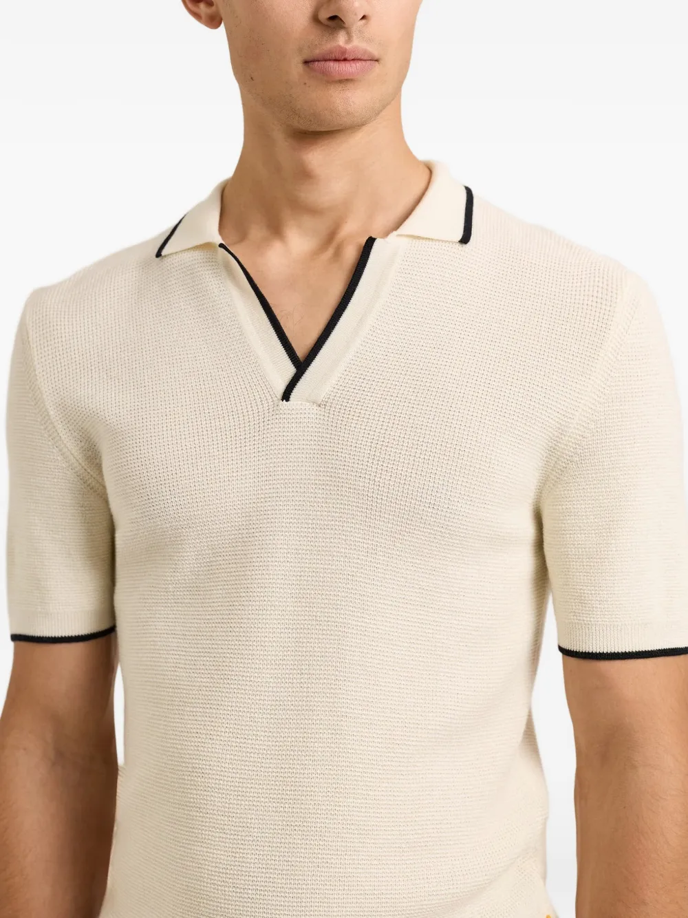 Orlebar Brown T-shirt met polokraag Beige