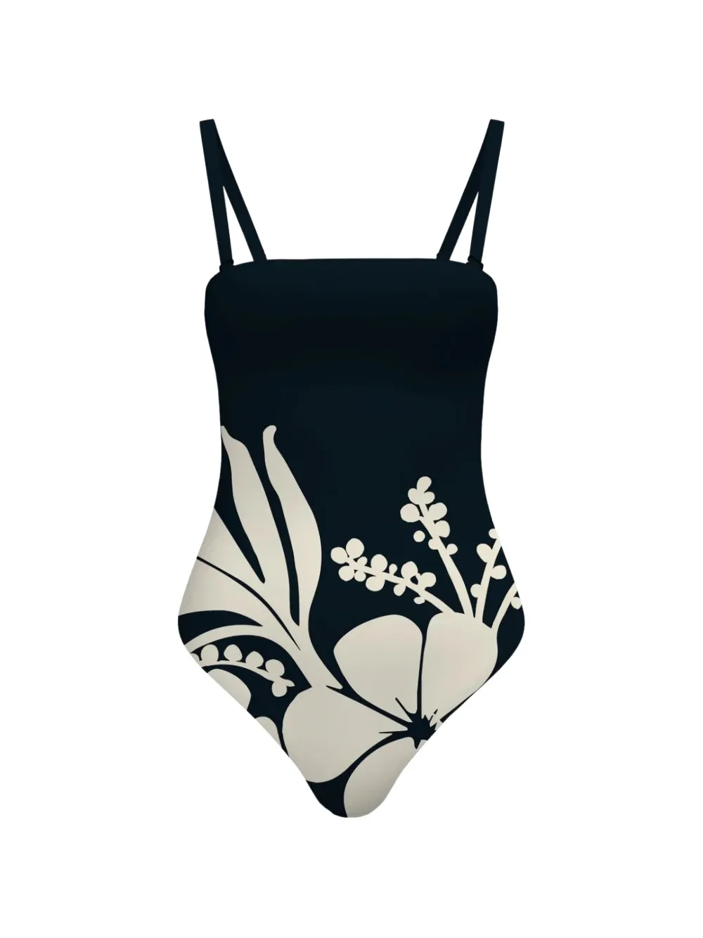 DIARRABLU floral-print swimsuit - Nero
