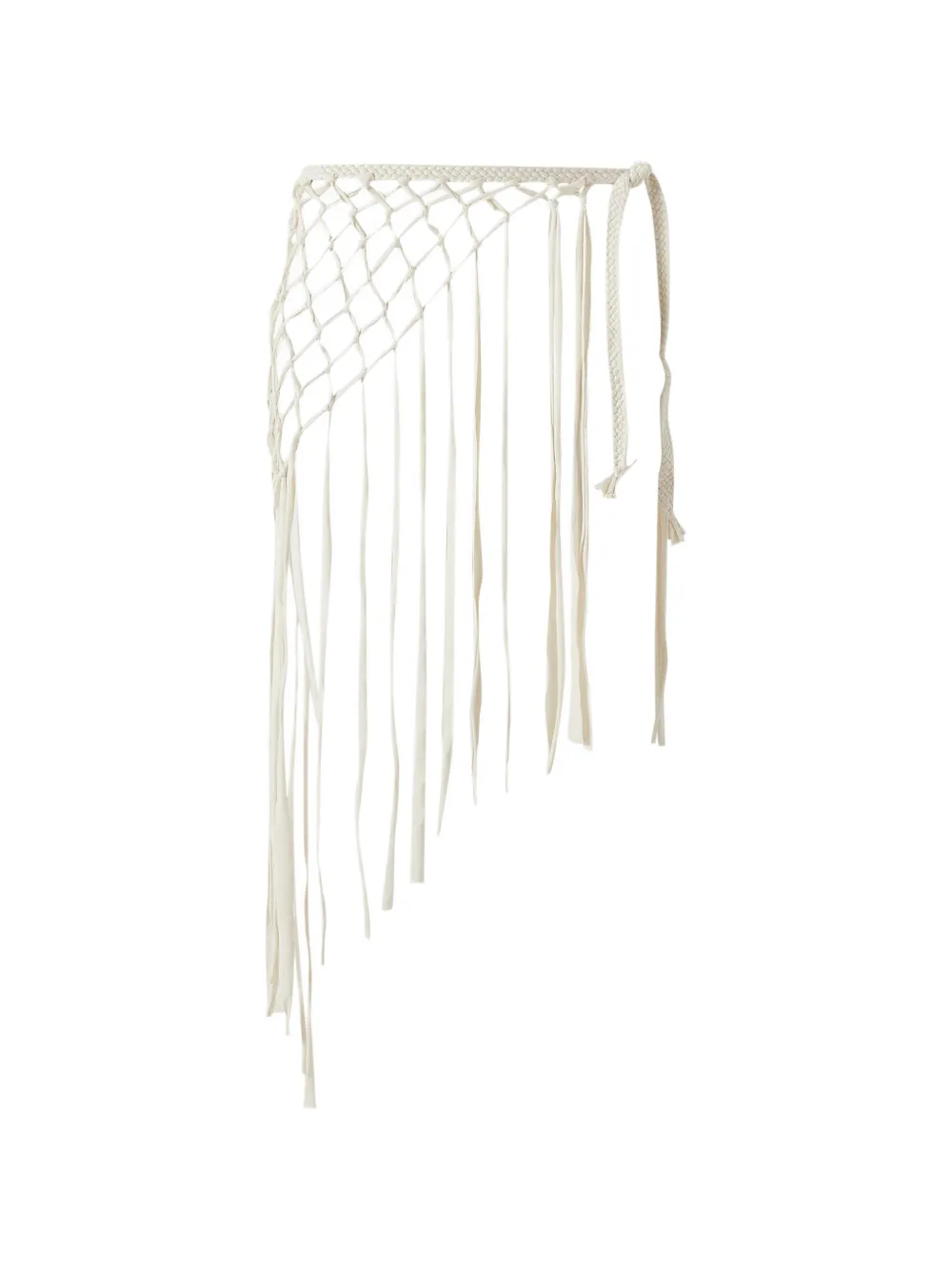 PALMACEA fringed skirt - Toni neutri