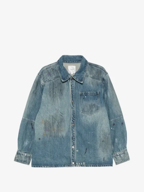 FOUND distressed-effect denim jacket