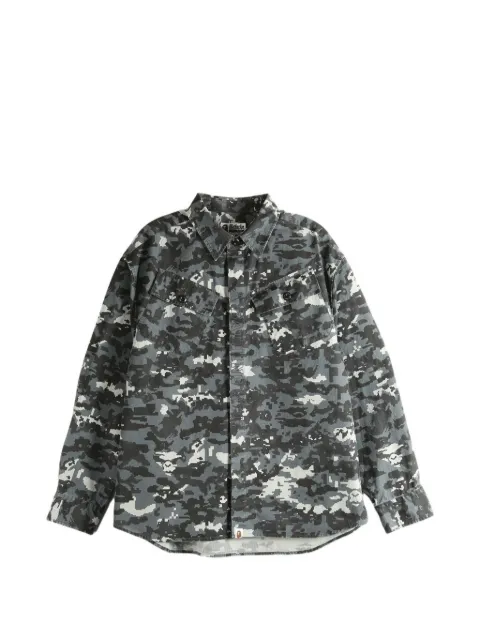 A BATHING APE® 디지털 카무플라주 프린트 셔츠