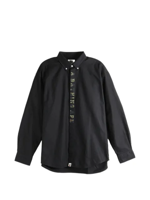 A BATHING APE® 퍼스트 로고 프린트 버튼다운 셔츠