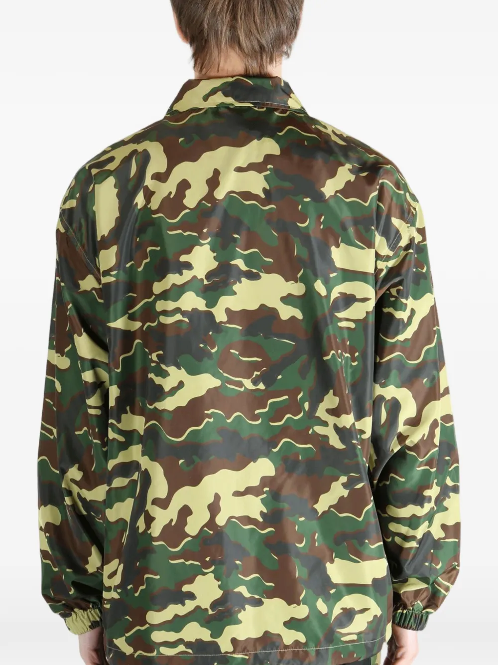 A BATHING APE Jack met camouflageprint Groen