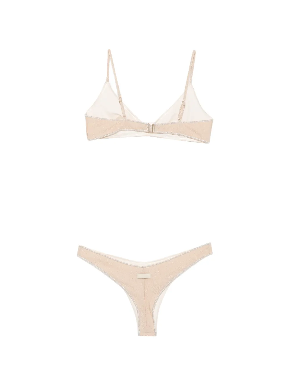 MC2 Saint Barth Paloma Overlock bikini Beige