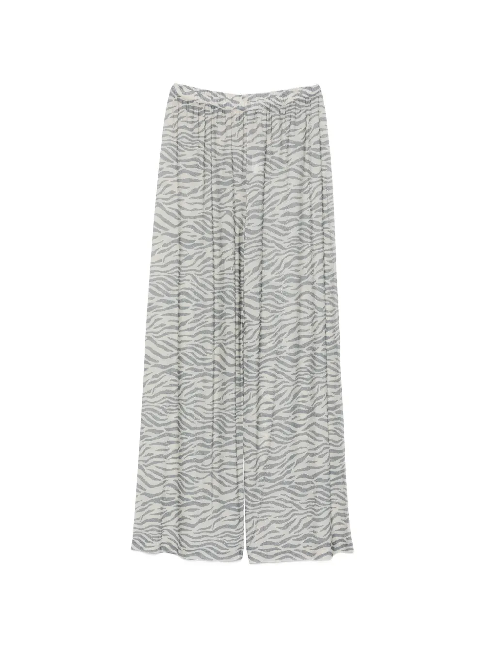 MC2 Saint Barth Kids Broek met zebraprint en glitter Blauw