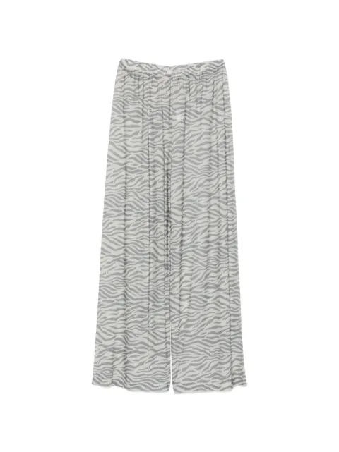 MC2 Saint Barth Kids zebra-print glitter trousers