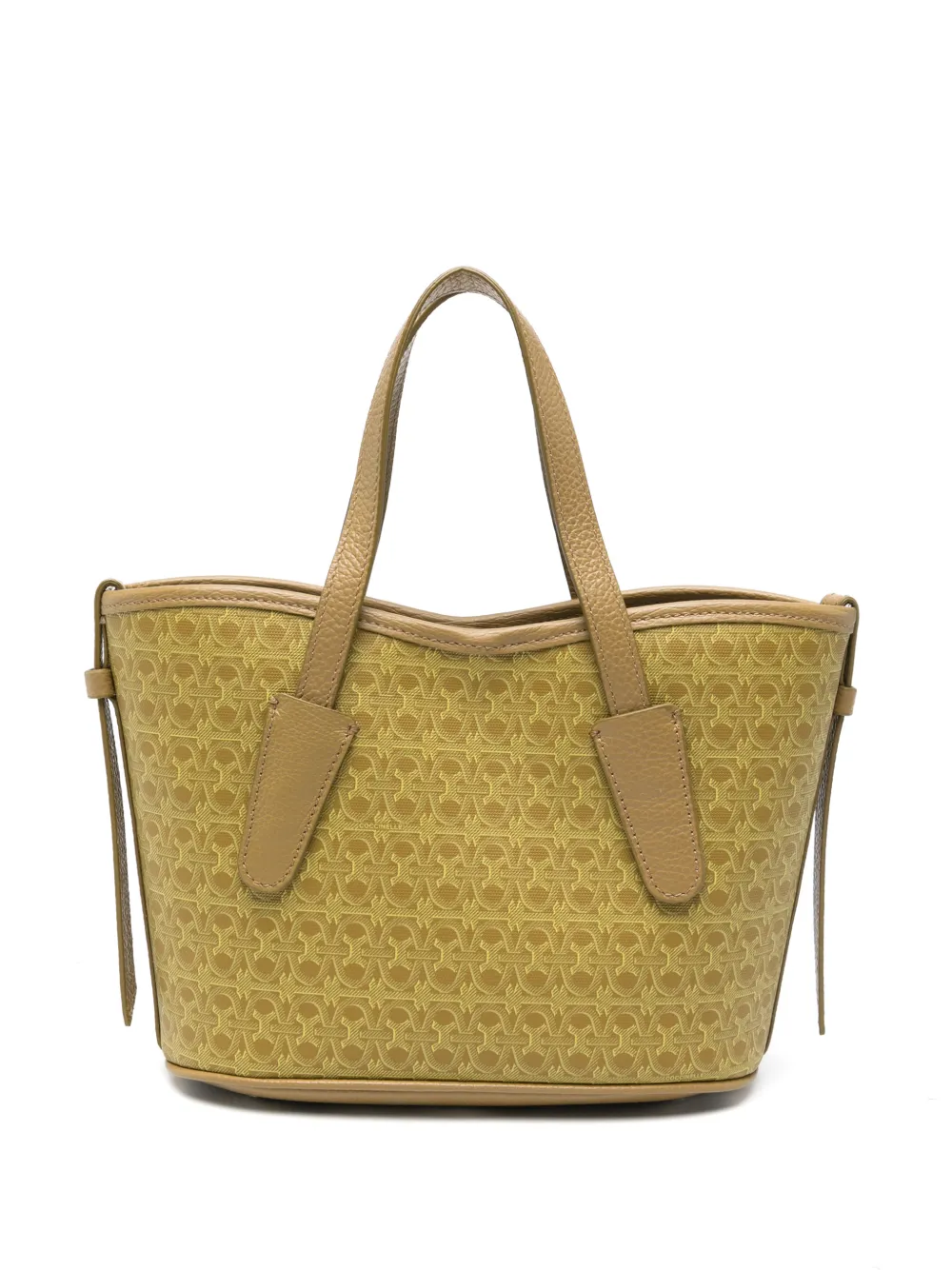 Coccinelle Never Without monogram-print tote bag - Green