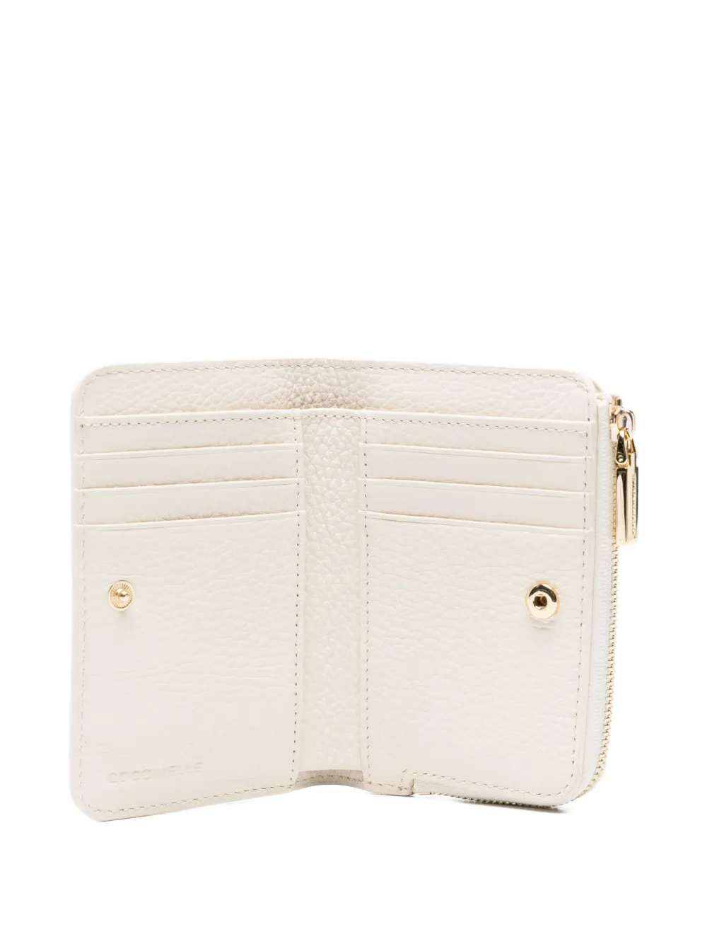 Coccinelle Metallic Soft portemonnee Beige
