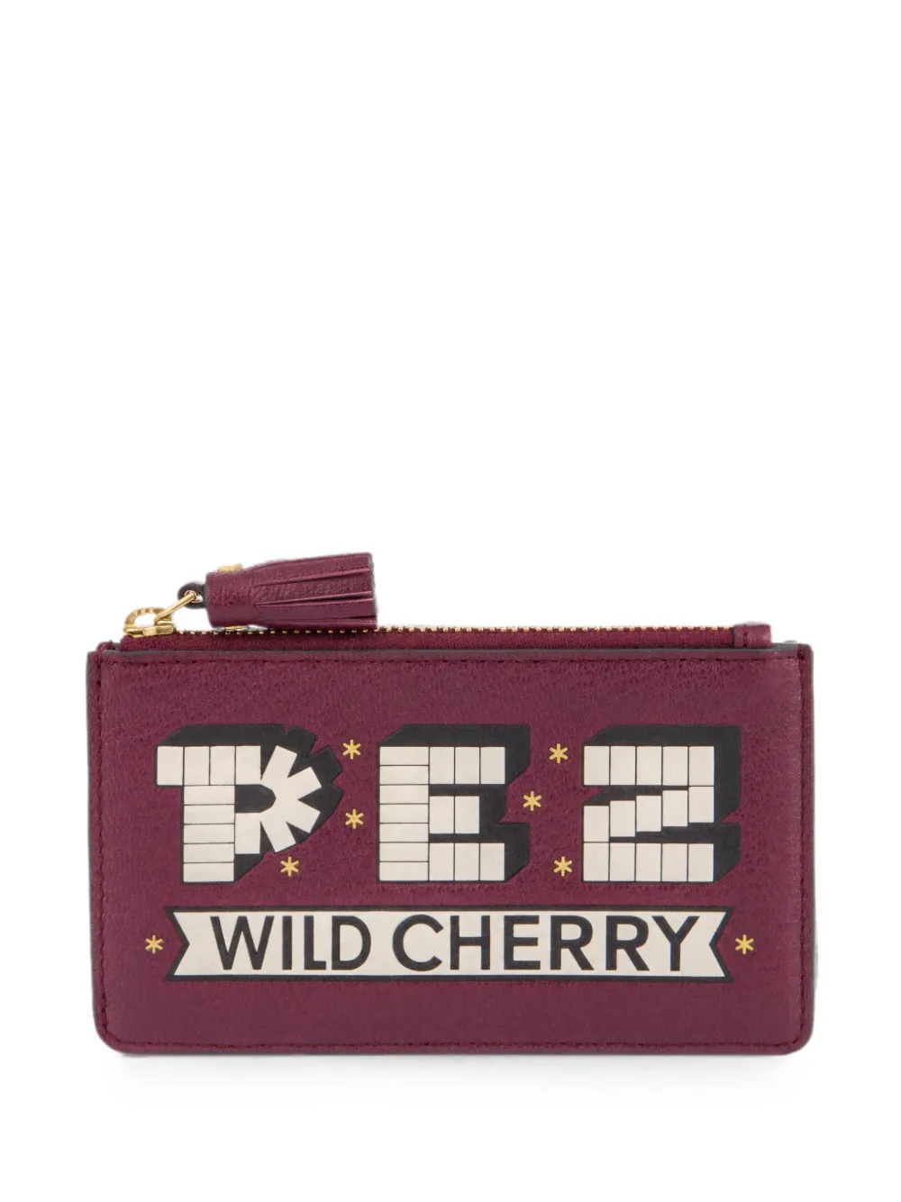 Anya Hindmarch Pez calf leather card case - Purple