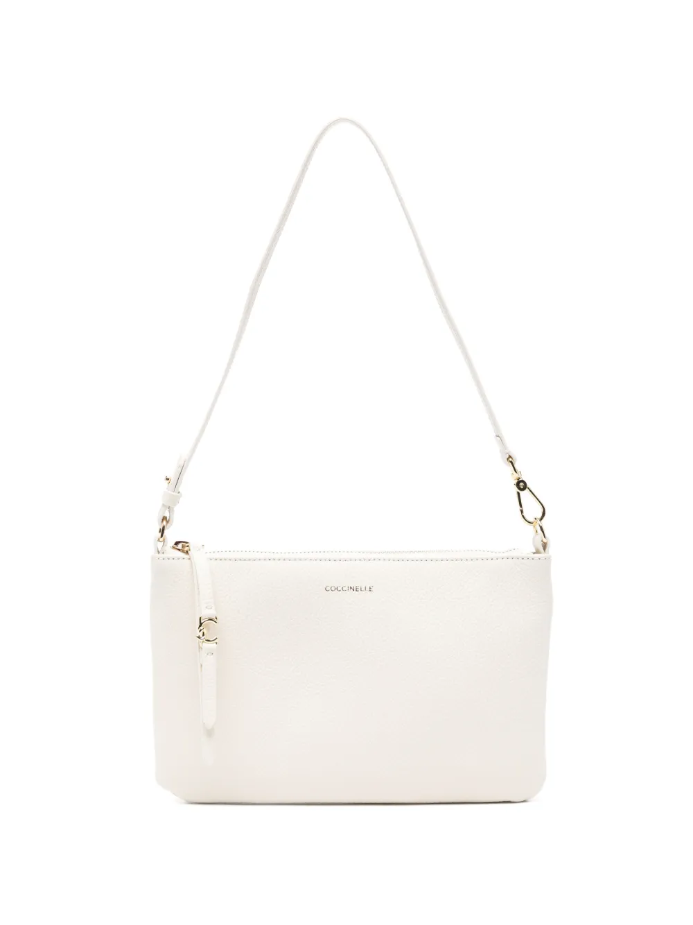 Coccinelle mini C-Easy grained clutch bag - Toni neutri