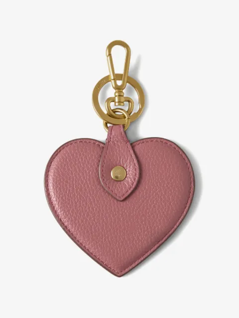 Mulberry heart-motif keyring