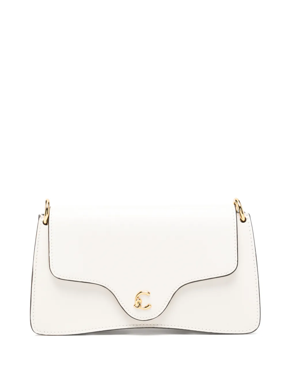 Coccinelle mini C-Me leather clutch bag - Toni neutri