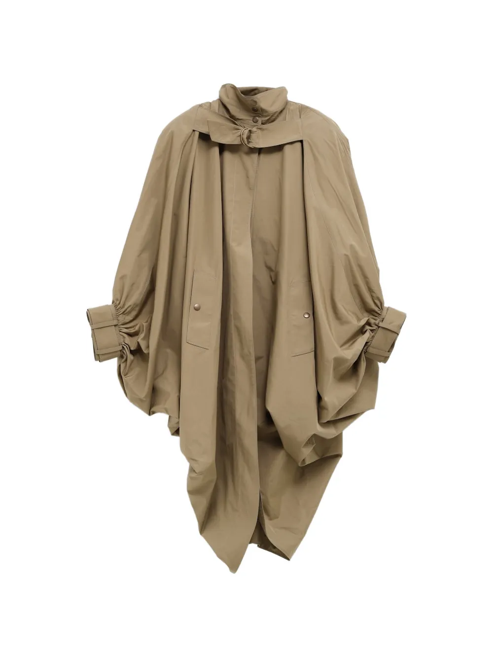 Chloé belted batwing-sleeve coat - Toni neutri