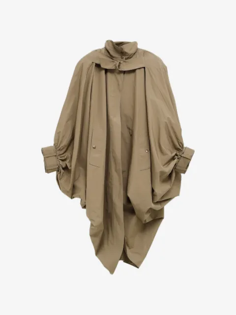 Chloé belted batwing-sleeve coat