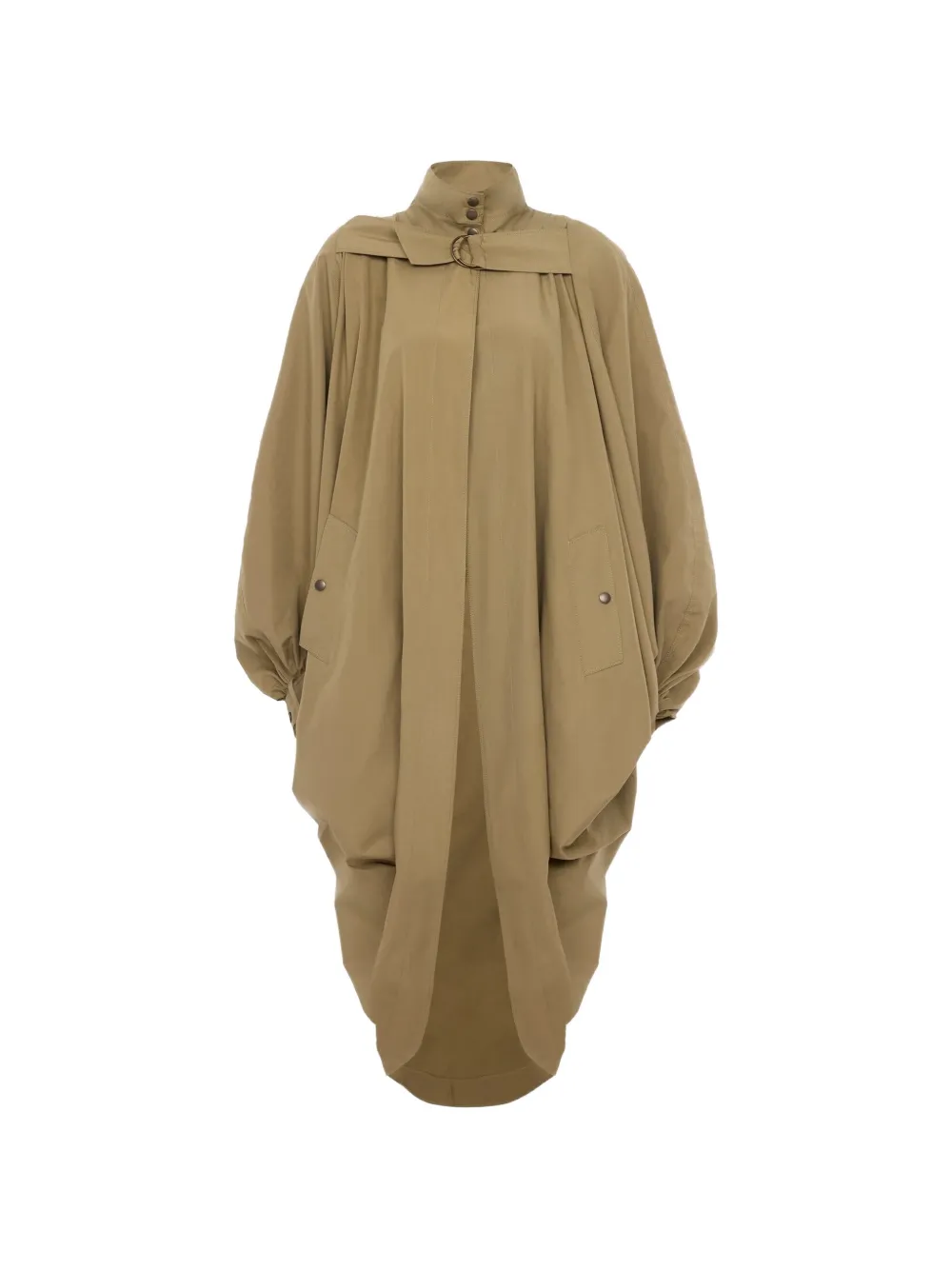 Chloé belted batwing-sleeve coat - Nude