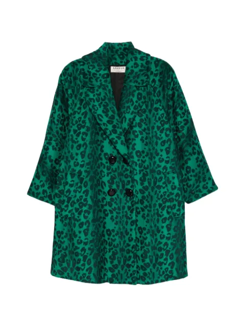 A.N.G.E.L.O. Vintage Cult 1980s leopard-print double-breasted coat