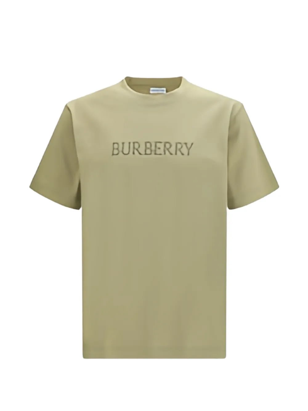 Burberry logo-embroidered T-shirt - Toni neutri