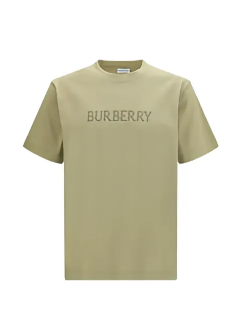 Burberry logo-embroidered T-shirt