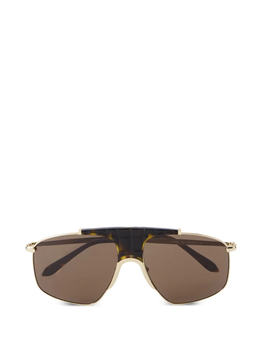Alaia Eyewear geometric-frame sunglasses - Oro