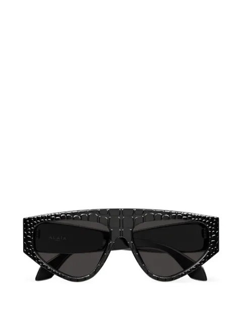 Alaia Eyewear lentes de sol con efecto en relieve de piel de cocodrilo 