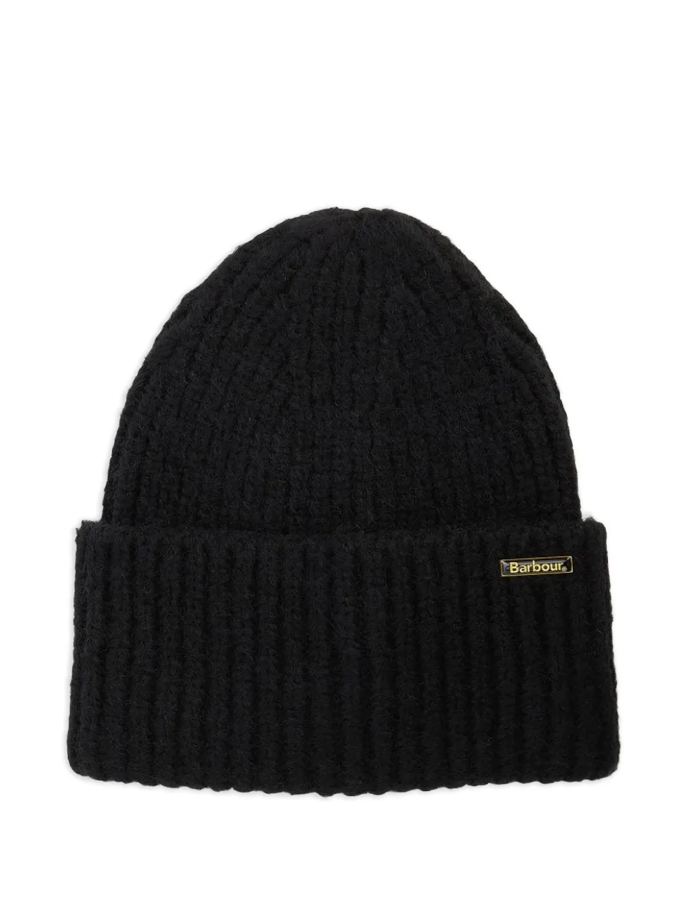 Barbour Meryl ribbed beanie hat - Nero
