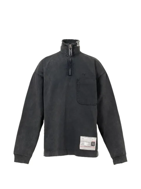 Maison MIHARA YASUHIRO half-zip long-sleeve T-shirt