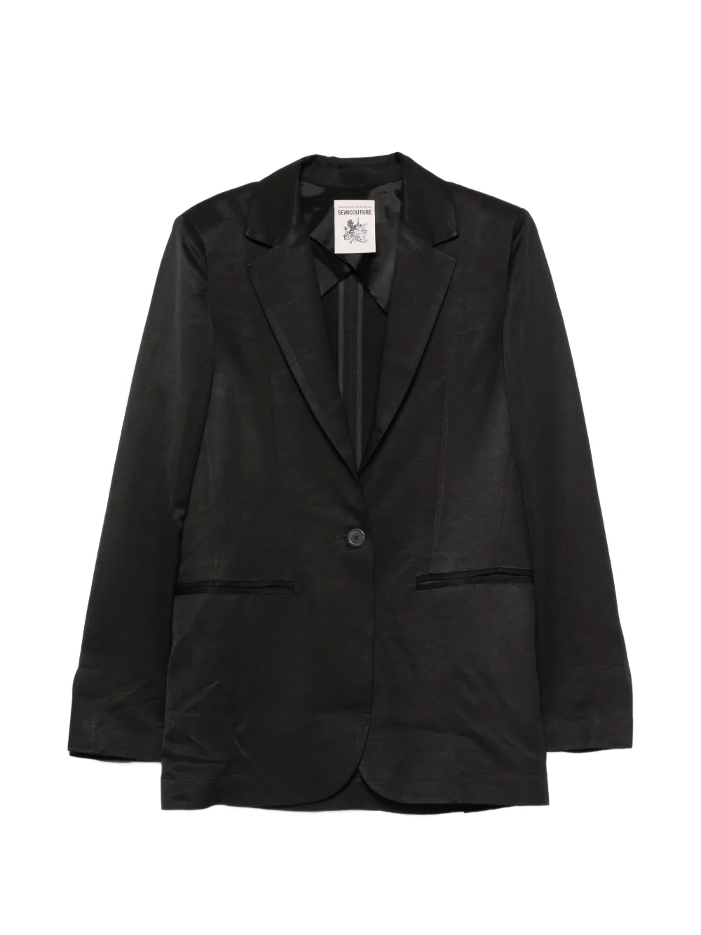 Semicouture single-breasted blazer - Nero