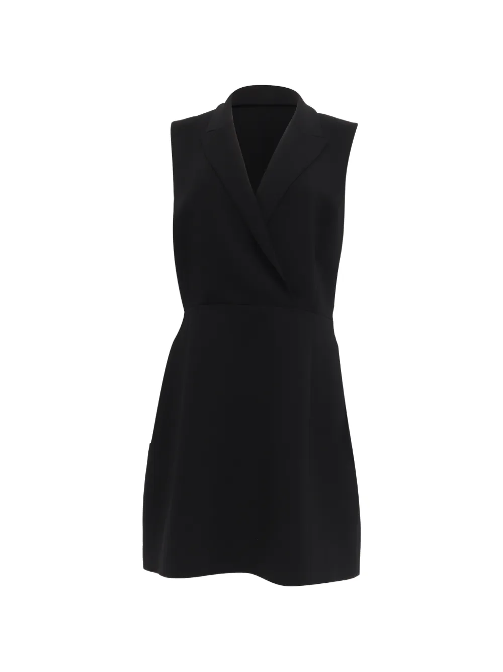 Theory wrap-effect dress - Nero