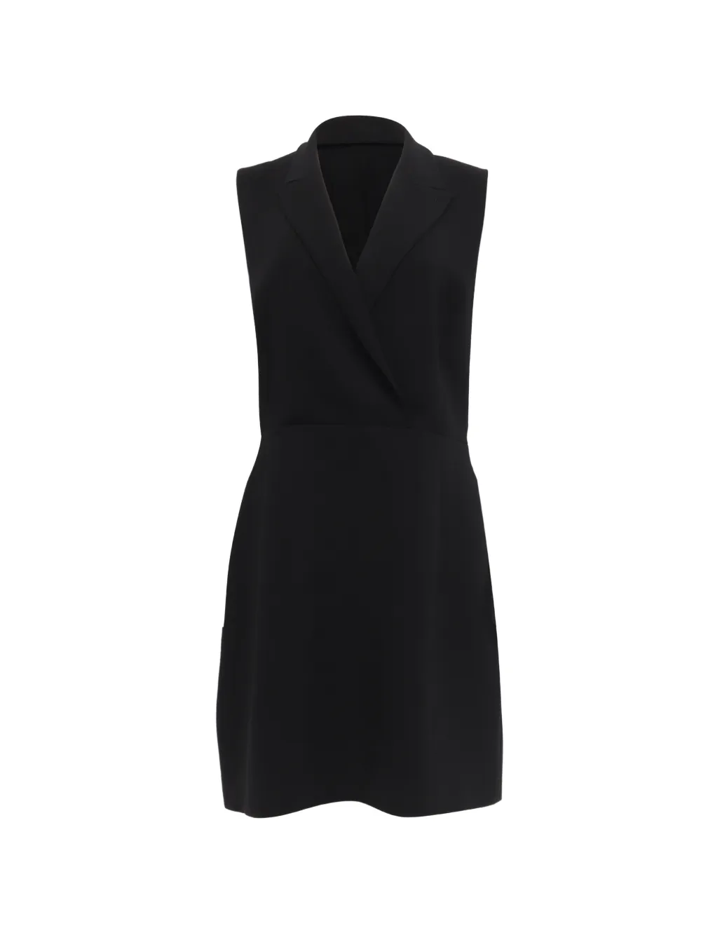 Theory wrap-effect dress - Nero