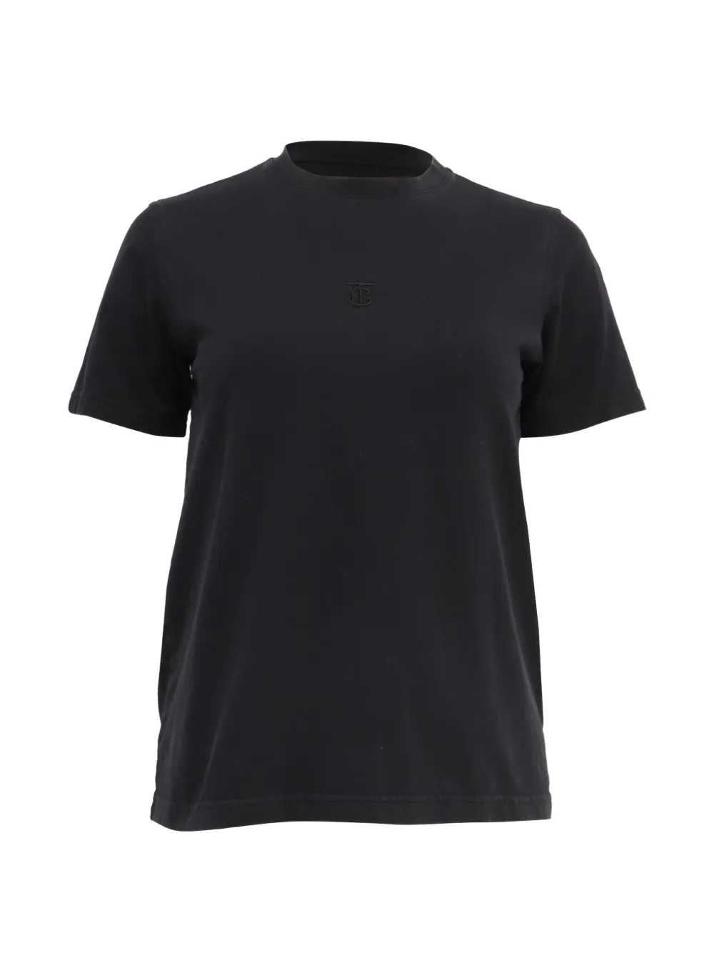 Burberry Pre-Owned logo-embroidered T-shirt - Nero