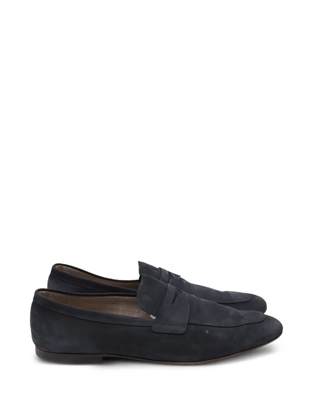 Tod's Vintage penny suede loafers - Blu