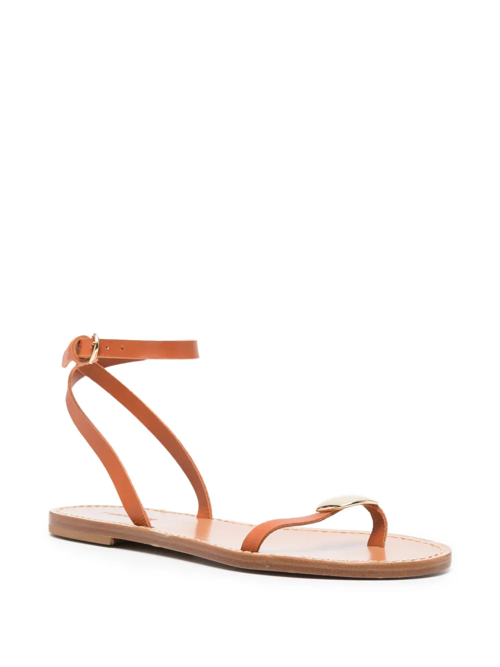 Semicouture metal-embellished ankle-strap sandals Bruin