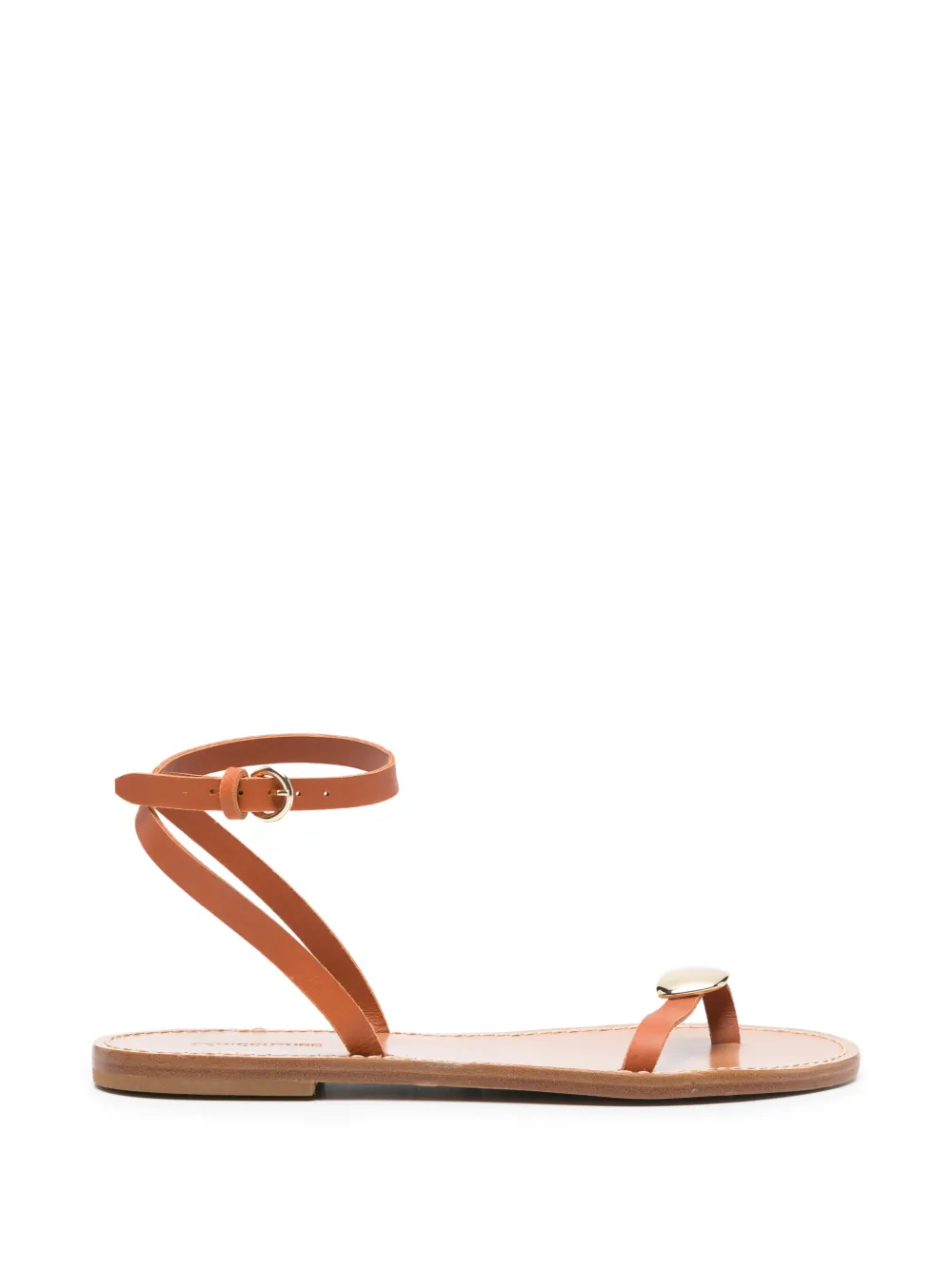 Semicouture metal-embellished ankle-strap sandals Bruin