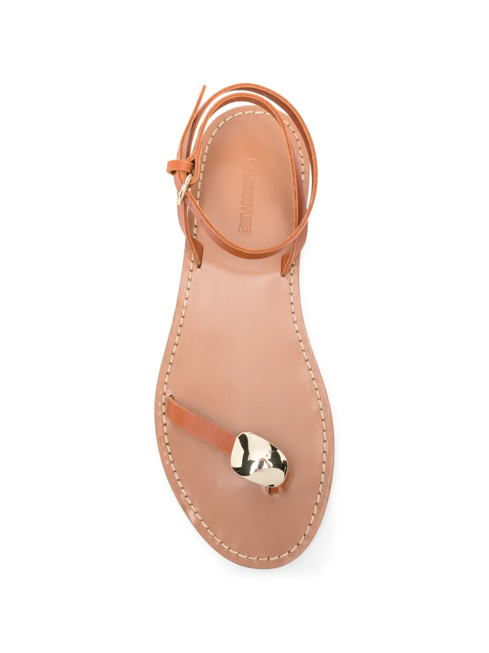 Semicouture metal-embellished ankle-strap sandals Bruin