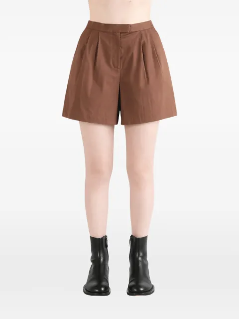 Margaret Howell pleated silk shorts