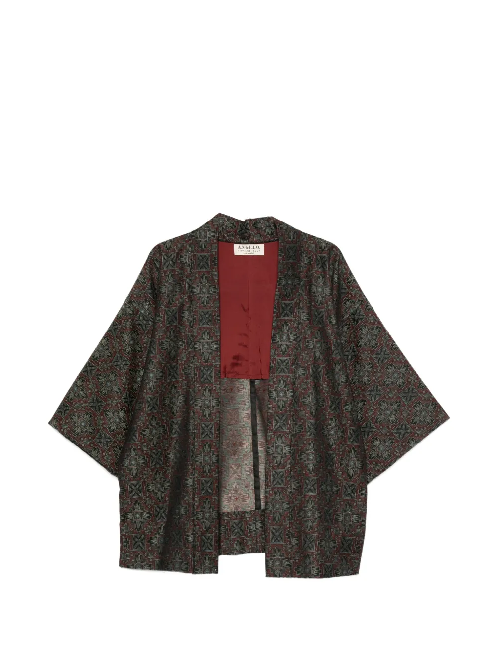 A.N.G.E.L.O. Vintage Cult 1990s geometric-print kimono - Nero