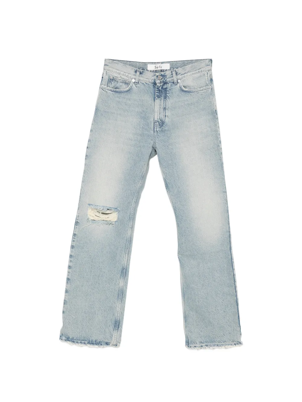 Séfr Swirl distressed jeans - Blu
