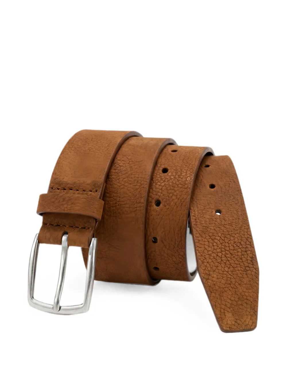 Orciani Nabucco leather belt Bruin