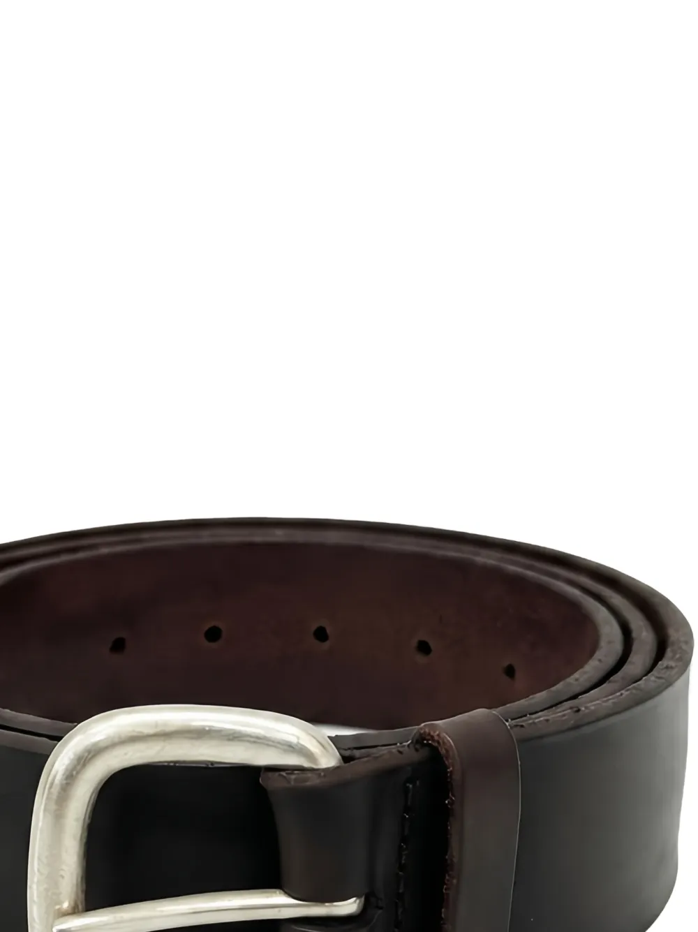 Orciani Bull Soft leather belt Bruin