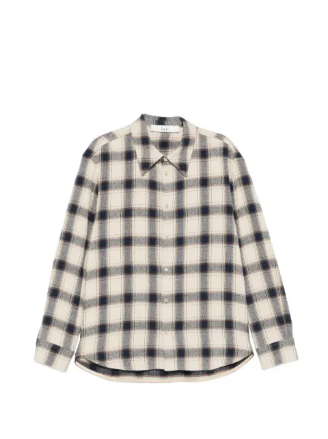 Séfr Wes check-print shirt